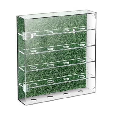 Imagem de Generic Estojo de exibição de bolas de golfe Suporte de armazenamento de bolas de golfe Decoração Acessórios de recordações esportivas Organizador Suporte de