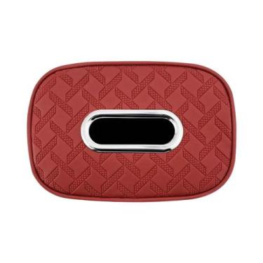 Imagem de Porta-lenços De Couro Nappa Para Carro, Para Console Central, Apoio De