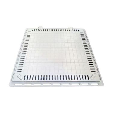 Imagem de Tampa Casa Máquina Piscina Lisa Articulada Grelha 80x80cm B2 - GDA Ind