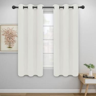 Imagem de Cortinas Blackout Easy-Going, com isolamento térmico, marfim, 42 x 63 