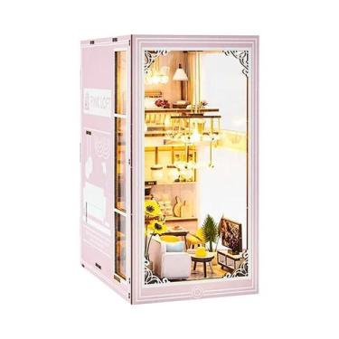 Imagem de Mini Estante De Livros De Madeira DIY Para Decoração De Casa, Presente