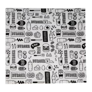 Imagem de Papel Acoplado para Lanches 30×38 cm | Caixa com 400 Folhas | Grau Alimentício, Anti-Gordura, Ideal para Hambúrguer, Lanchonete e Delivery – RY PRATAS
