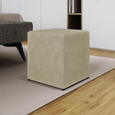 Imagem de Puff Banquinho Decorativo Quadrado Sala Reforçado - SKYBOX BOX E BAÚS,