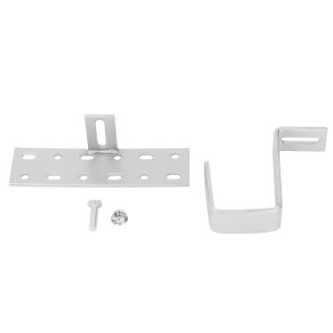 Imagem de ZAWELIYO Suporte de painel solar suporte de montagem de painel fotográfico resistente às intempéries, de aço inoxidável com orifícios pré-montados para teto de telhas de pedra