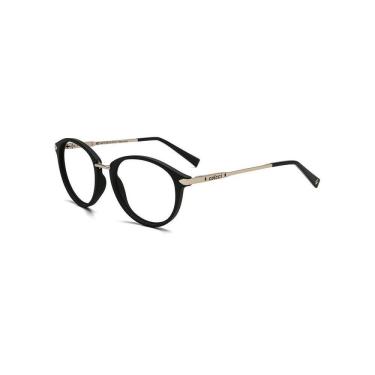 Imagem de Armação Colcci Liza Preto Fosco/Dourado 51mm