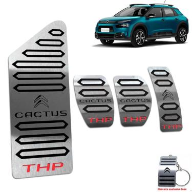 Imagem de Descanso + Pedaleira Manual Citroen C4 Cactus Thp Inox Preto