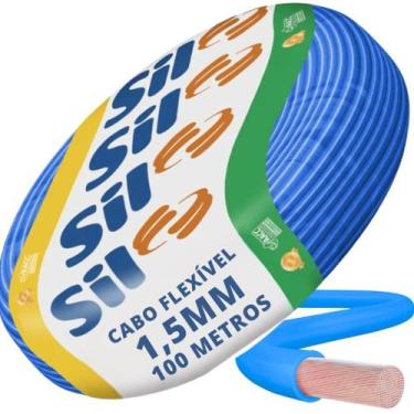 Imagem de Cabo Flex 750V 1.50 100M Azul Sil