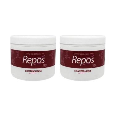 Imagem de Repos Creme Ureia Maos E Pes 500G - Kit Com 2Un