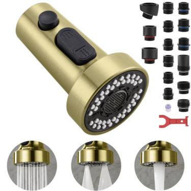 Imagem de Cabeça de torneira de cozinha TIORIY de alta pressão 3 funções ABS