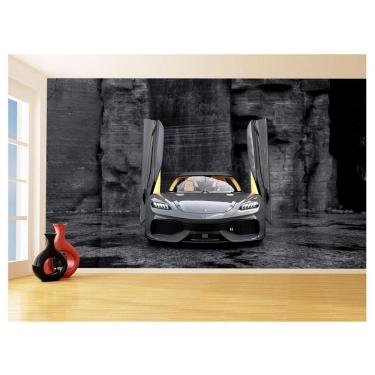 Imagem de Papel De Parede Carro Koenigsegg Gemera Cinza 3,5M Car168