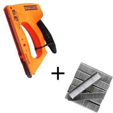 Imagem de Grampeador Profissional ABS 5525 Starfer + 1000 Grampos 10.6/6mm Starfer