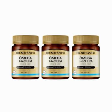 Imagem de KIT 03 UN ÔMEGA 3-6-9 EPA 2.000MG 60 CAPSULAS - DR. BOTÂNICO