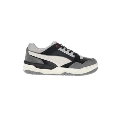 Imagem de PUMA Tênis infantil unissex Rebound Layup (criança grande), Puma Preto/cinza escuro/vermelho para todos os tempos, 17