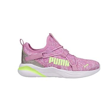 Imagem de PUMA Tênis infantil unissex Rift Slip on, Uva fumê, maçã efervescente, puma branco, 10.5 Little Kid