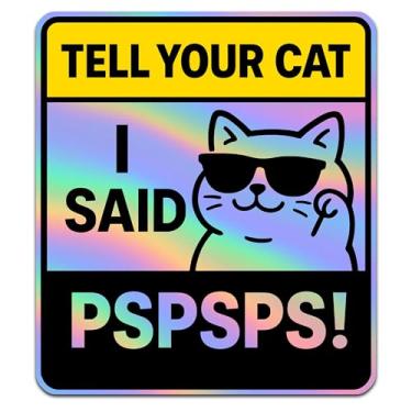 Imagem de Adesivo de decalque de carro holográfico fosco à prova d'água engraçado vinil externo de 15 cm para carro, caminhão, barco, capacete, laptop, gato, rato, ganso, mudança de marcha, sinal de humor