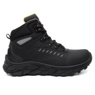 Imagem de Bota Shelga Tracker Couro Legitimo Refletivos Laterais - Preto,  45