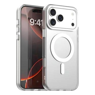 Imagem de Capinha Transparente Mag Safe Premium Para iPhone 17 Pro Max - CLEAR C