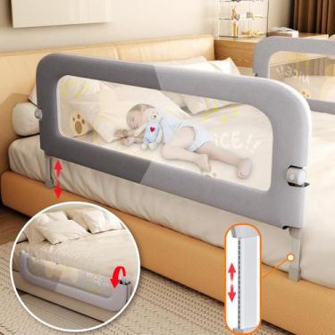 Imagem de Barandilla de Cama Plegable Abdtech de 152 cm para Niños