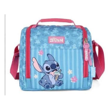 Imagem de Lancheira Térmica Escolar Do Stitch C/ Alça Costas Ajustável - Luxcel