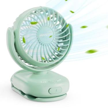 Imagem de Ventilador portátil Momcozy Mini de 4 velocidades recargable con clip