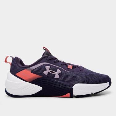 Imagem de Tênis Under Armour Tribase Reps 2, Marrom, Vermelho, 39