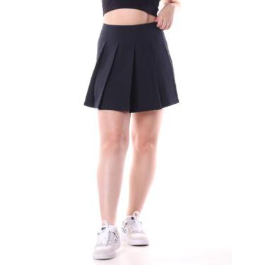 Imagem de Saia Bali Company Curta Plissada, Preto, m