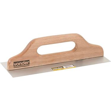 Imagem de Desempenadeira De Aço, Para Gesso, 310 Mm X 120 Mm, Vonder.