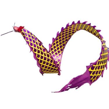 Imagem de Square Dance Purple Scale 3D Dragon Streamer - Fita de dança quadrada para exercícios ao ar livre para shows de talentos adultos adereços de desempenho (6M)