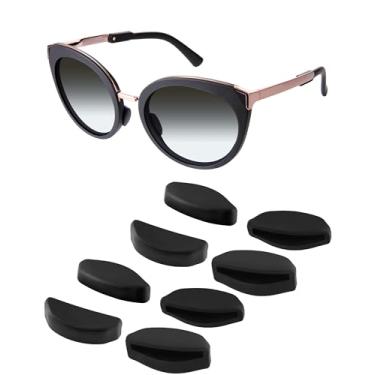 Imagem de Mryok 2 pares de almofadas de nariz de substituição para óculos de sol Oakley Frogskins Range XL OO9503 / Frogskins Range XL Ajuste asiático OO9503A - Preto e preto