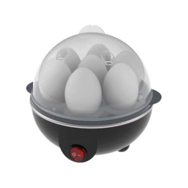 Imagem de Cozedor de Ovos Elétrico Portátil Cozinha à Vapor 110v / 220v Máquina De Cozinhar Preto 7 ovos(220)