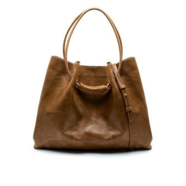 Imagem de Bolsa Couro Marrom Cecconello C2610-5, Marrom, U