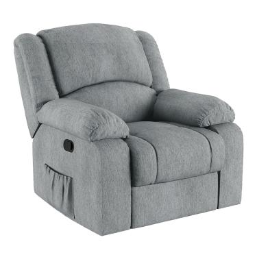 Imagem de Poltrona do Papai Reclinável Melim Zero Wall Linho Cinza FH1 - D'Rossi