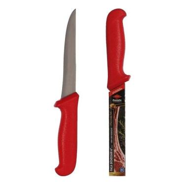 Imagem de 2X Faca Para Desossar 6 Pol Reta Premium Corneta Cor Vermelh
