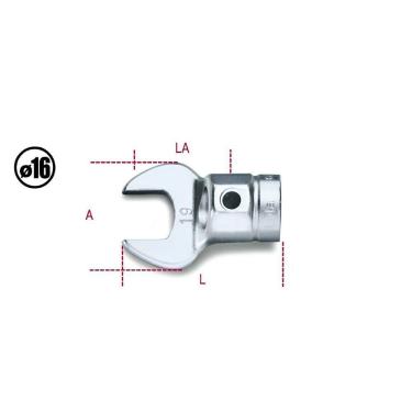 Imagem de Chave Fixa Para Torquímetro Sem Cabeça 36 Mm 642 36 Beta