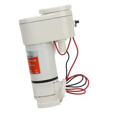 Imagem de Phefop Kit de Conversão de Banheiro Elétrico do Mar, Prevenção de Refluxo de Auto-acionamento e Barco de Iate, Materiais Premium e Múltiplas Opções de Descarga (12V 21A Taxa de fluxo máximo: 5,5