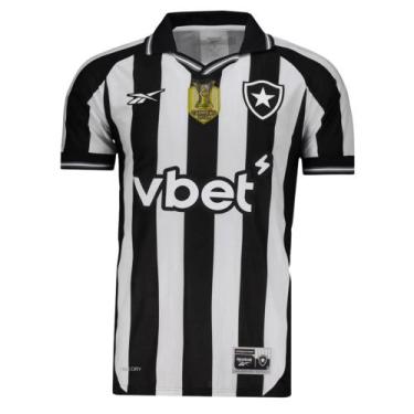 Imagem de Camisa Botafogo Temporada 2025/2026 + Patch Brasileirão - Camisa de Ti