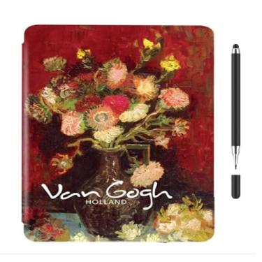 Imagem de Akacy Capa com padrão pintado para Kindle de 15.2 cm 8ª geração (2016, modelos SY69JL). Capa traseira de borracha TPU de silicone flexível e fina, fina, com cantos reforçados (24)