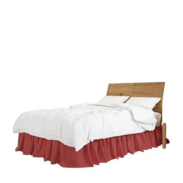 Imagem de Saia Para Cama Box Tamanho Universal (Casal, Queen e King) (VERMELHO)