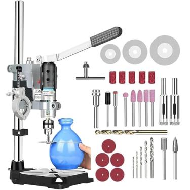 Imagem de Cortador de Garrafas de Vidro, Máquina Elétrica DIY para Cortar Garrafas, Kit de Ferramentas para Cortar Garrafas de Vinho e Vinho em Projetos DIY para Garrafas de Vidro ou Cerâmica Redondas/Quad