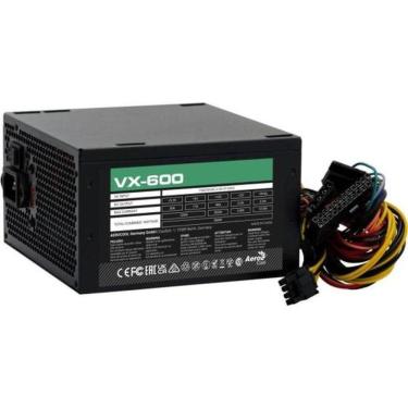 Imagem de Fonte Gamer Atx Aerocool Vx-600 600w Sem Cabo