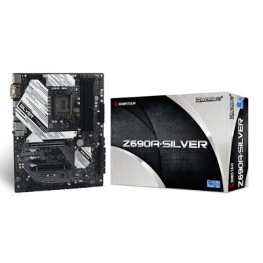 Imagem de Placa Mãe Biostar Z690A Silver Preto Intel LGA1700 PCIe 5.0