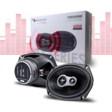 Imagem de Alto-Falante Triaxial Automotivo, 6x9 Polegadas, 1000W de Potência, 4 Ohms, Som para Carro