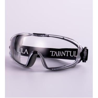 Imagem de Tarantula ANSI Z87.1+ Óculos de segurança sobre óculos, lentes UV380 antiembaçamento e anti-arranhões, alça ajustável, proteção ocular de alto impacto para laboratório, marcenaria e faça você mesmo