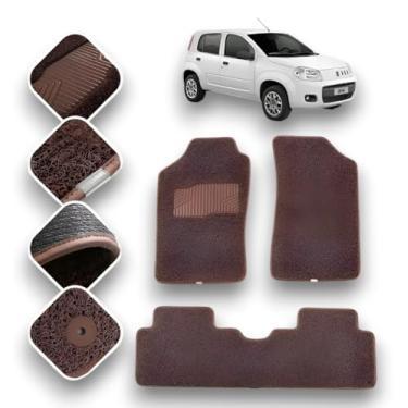 Imagem de Tapete Automotivo Kapazi Para Uno Way - 2011 A 2023 (marrom)