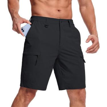 Imagem de Shorts cargo MAGCOMSEN Hiking Quick Dry  preto 34