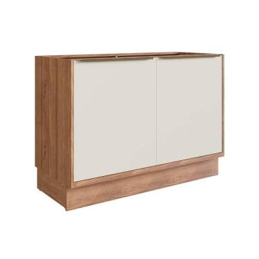 Imagem de Gabinete P- Pia Cozinha Balcão Versalis Ph 3039 C- 2 Portas S- Tampo 120cm Freijo-argila - Herval