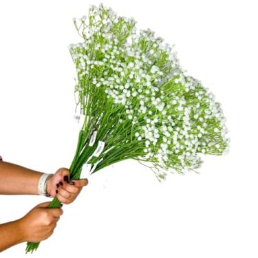 Imagem de Planta artificial gypsophila decorativa 62 cm(1Kit（10 Undade）)