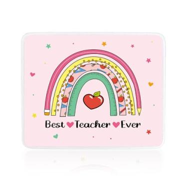 Imagem de sidaopiu Presentes de agradecimento de professores para o Natal - Presentes de fim de ano para professores para mulheres mouse pads rosa para mesa