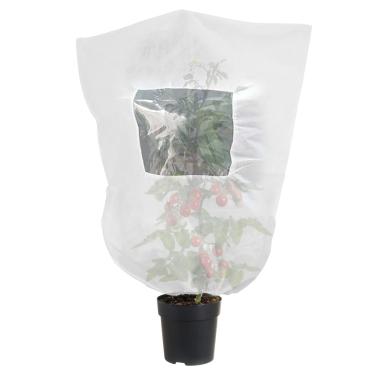Imagem de Proteção Contra Geadas Para Plantas No Inverno - Cobertores de Proteção Para Plantas Com Zíper Lateral | Manta Outdoor Não Tecida para Arbustos de Estufa e Vegetais - Para Estufas Tomateiras Árvores