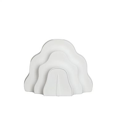 Imagem de Vasos para flores, vaso de cerâmica branca, decoração de mesa criativa e minimalista, arranjo de flores para sala de estar e decorações decorativas para armários de corredor, adequado para lareira